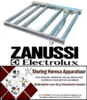251105648 - Staafbrander 6-rijen L 595mm B 630mm H 45mm kantel braadpan Electrolux, Zanussi