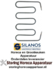 381416182 -Verwarmingselement 1400W 230V L 180mm B 280mm H 55mm B1 50mm B2 190mm aansluitingslengte 27mm SILANOS