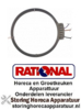 255418378 - Verwarmingselement 9000W 230V RATIONAL