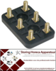899550413 - Aansluitblok 3-polig draad M5 L 55mm B 36mm