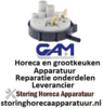 145541001 - Pressostaat drukbereik 35/17mbar aansluiting 6mm ø 58mm drukaansluiting horizontaal spoeltechniek GAM