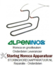 254415100 - Verwarmingselement 1500W 230V VC 1 L 242mm B 155mm H 120mm pijp ø 6,5mm L1 50mm L2 192mm ALPENINOX