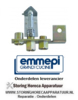798100148 - Waakvlambrander POLIDORO type A 3-vlammig flessengas EMMEPI