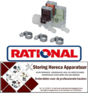 207370672 - Magneetventiel drievoudig recht 230VAC ingang 3/4" RATIONAL