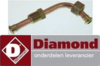 115.5.0.025.6483 - Koperen leiding met aansluiting voor koffiemachine DIAMOND AROMA