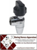 165540747 - Aftapkraan messing verchroomd haaks B 30mm H 40mm draad 1/2" ID