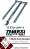 110104578  - Grillplaat Staafbrander 2-rijen  Afmeting : L 510mm B 190mm H 40mm  Electrolux, Zanussi