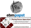 135601756 - Ventilatormotor 5 Watt - 230V 50/60Hz L1 43,5mm L3 76mm B 61mm kabellengte 1500mm 1300/1550U/min ebm-papst