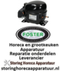 169605376 - Compressor koelmiddel R134a type 220-240V 50Hz HBP 9,2kg 1/4HP cilinderinhoud 8,1cm³ CSIR H 175mm FORSTER