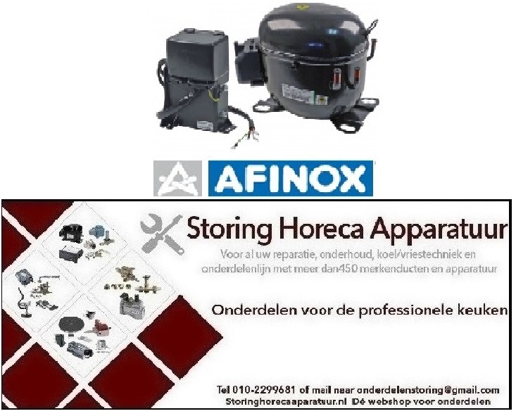 260605260 - Compressor koelmiddel R404A type NT2192GK 220/240V 50Hz LBP 17,5kg 1,1HP cilinderinhoud 22,37cm³ AFINOX
