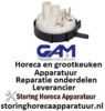 225541045 - Pressostaat drukbereik 28/12mbar aansluiting 6mm ø 58mm drukaansluiting horizontaal spoeltechniek GAM