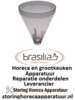 947531179 -Koffiebonencontainer zonder deksel ø 207mm H 245mm universeel BRASILIA