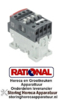 091380108 -Relais AC1 30A 230VAC hoofdcontact 3NO RATIONAL
