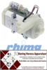164500520 -Waspomp ingang ø 33mm uitgang ø 30/28mm type T33 230V 50Hz fasen 1 0,25kW 0,34PS L 190mm RHIMA