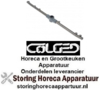 245519595 - Naspoelarm L 380mm inbouwpositie boven sproeiers 6 inbouw ø 10mm COLGED