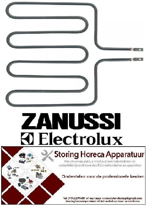 104416579 - Verwarmingselement 1900 Watt - 220 Volt voor Salamander ZANUSSI
