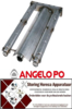 611104760 - Staafbrander 2-rijen L 370mm B 200mm H 45mm lavasteengrill 6kW ANGELO PO
