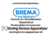 541695489 -Spoelarm L 670mm sproeiers 15 voor ijsblokjestype A BREMA