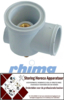 155517123 - Wasarmhouder inbouwpositie onder ø 48mm RHIMA DR60