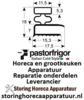 429901007 - Koeldeurrubber B 325mm L 595mm buitenmaat Pastorfrigor