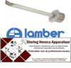 1300300006 - RVS voelerbuis L 107mm RVS voor vaatwasser LAMBER