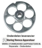 194696122 - Gatenschijf gehaktmolen type ENTERPRISE grootte 12 gat ø 20mm met naaf 1 RVS ø 70 mm