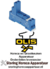 153 381181 -Relaissokkel 250V aansluiting schroefklem 2-polig 40.51/40.52/40.61 FINDER 10A spanning AC OLIS