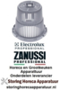 135518610 - Rondfilter ø 124mm H 115mm voor vaatwasser Electrolux, Zanussi Professional