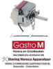 2455T010001 - Thermostaat 75-500°C 1-polig pizza oven GASTRO M