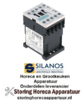 280380389 -Relais AC1 22A 230VAC (AC3/400V) 9A/4kW hoofdcontact 3NO hulpcontact 1NO SILANOS