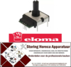 553300263 - Potmeter rotatiehoek 360° as ø 6mm as L 13mm 0,1W ELOMA