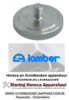 1213743564 - Kartelschroef draad M6 draad L 9mm ø 22mm H 6mm RVS LAMBER