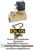 161370464 -Magneetventiel 2-weg 24VAC aansluiting 1/2" nominale breedte 13mm t.max. -10 tot +90°C OLIS
