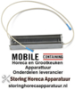 039.95.7230 - Ventilator verwarmingselement 230V-2000W t.b.v. model van voor 1998 MOBILE CONTAINING