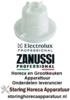 205504608 - Rondfilter ø 130mm H 100mm voor vaatwasser Electrolux, Zanussi Professional