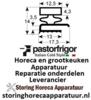 169902264 - Koeldeurrubber profiel L 2500 mm buitenmaat Pastorfrigor