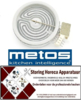 VE279490150 -Stralingselement ø 250mm 2500W 230V VC 1 energieregeling met temperatuurmelder METOS