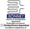 115420497 - Verwarmingselement 2000W 230V voor salamander en toaster BONNET