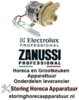 125500114 - Waspomp ingang ø 45mm uitgang ø 40mm type C5800/2013 230V 50Hz 1 fase 0,75kW  Electrolux, Zanussi Professional