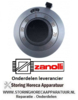 601111748 - Knop potentiometer zilver ZANOLLI