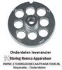 152696133 - Gatenschijf gehaktmolen type ENTERPRISE grootte 22 gat ø 16mm met naaf 1 RVS ø 82 mm