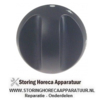 151111689 - Knop gaskraan PEL21/22/23 ø 70mm as ø 8x6,5mm afvlakking boven zwart