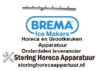 361 695502 -Spoelarm L 550mm sproeiers 7 voor ijsblokjestype A Brema