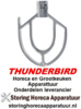 105692120 - Vlakmixer voor deegkneedmachine as ø 20 H 230mm B 170mm planeetmenger THUNDERBIRD