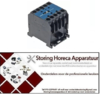 2123.802.12 - Relais AC1 20A 230VAC (AC3/400V) 8,5A/5,5kW hoofdcontact 3NO hulpcontact 1NC