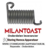 682016261 - Draaiveer ø 23mm L2 10mm draad ø 3,7mm L1 40mm L3 14mm MILAN-TOAST