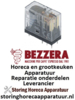 753380349 - Printrelais 24V spanning DC 2CO bij 250V 8A aansluiting pinnen roostermaat 5mm BEZZERA