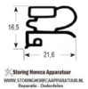 029900006 - Koeldeurrubber profiel 9030 B 670mm L 1570mm buitenmaat deur koeltechniek ( Electrolux, Whirlpool, Zanussi )
