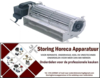 316601110 - Dwarsstroomventilator 28W 230V motorpositie links rol ø 60mm wals L 180mm -30 tot +100°C