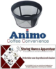 105525441 - Permanent filter voor koffiemachine D1 ø 108mm D2 ø 146mm ANIMO